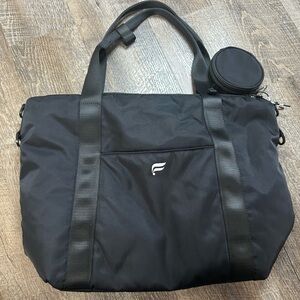 Fabletics Black one size unisex tote bag/laptop.